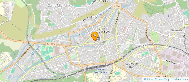 localisation de l'entreprise LE MICHEL ANGE  EVREUX