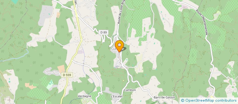 localisation de l'entreprise LE MICO GASSINOIS à GASSIN