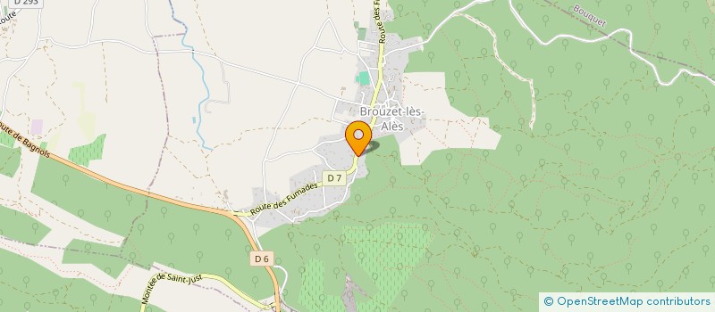 localisation de l'entreprise LE MICOCOULIER  BROUZET-LES-ALES