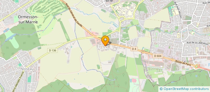 localisation de l'entreprise LE MICRO KOMBINAT  LA QUEUE-EN-BRIE