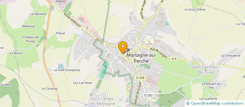 localisation de l'entreprise LE MICROSILLON à MORTAGNE-AU-PERCHE