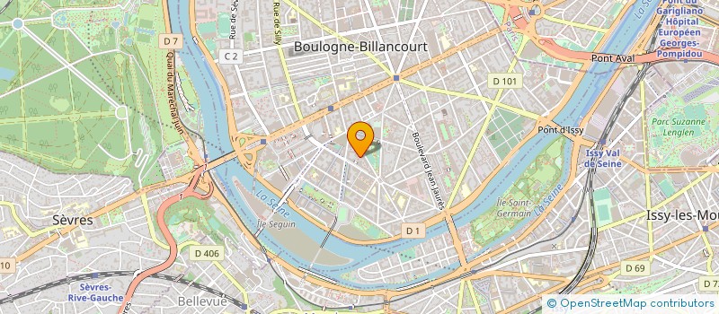 localisation de l'entreprise LE MIDI PILE  BOULOGNE-BILLANCOURT