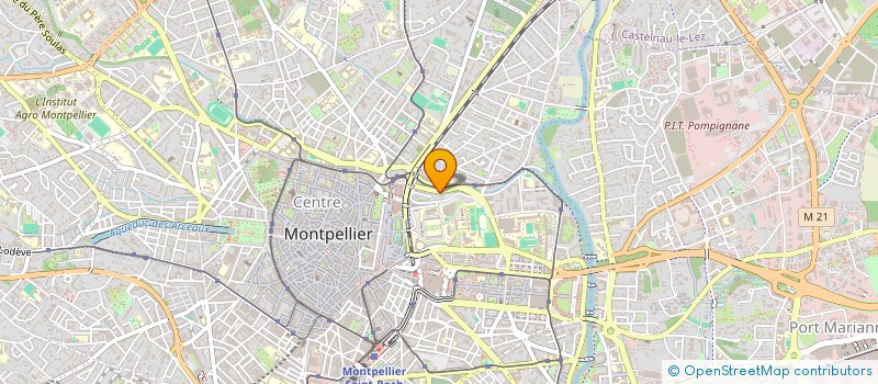 localisation de l'entreprise LE MIDIVIN à MONTPELLIER