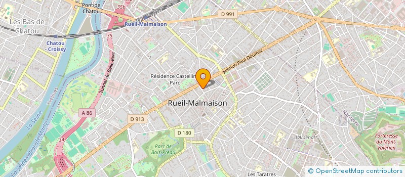 localisation de l'entreprise LE MIDNIGHT RESTAURATION à RUEIL-MALMAISON