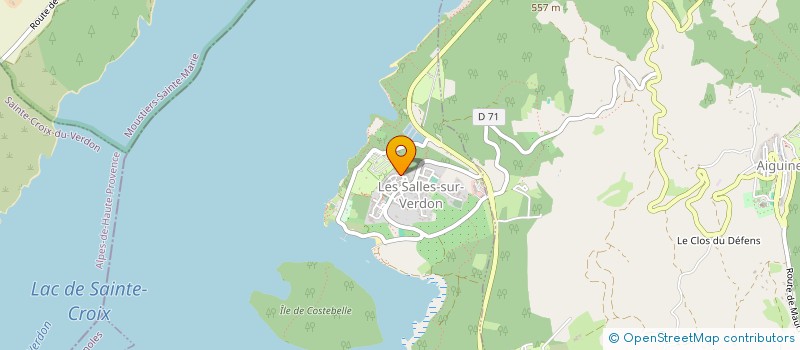 localisation de l'entreprise LE MIEUX à LES SALLES-SUR-VERDON