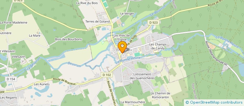 localisation de l'entreprise LE MIGNON  BRACIEUX