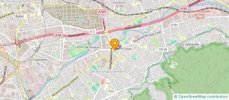 localisation de l'entreprise LE MIGRANIER à MARSEILLE