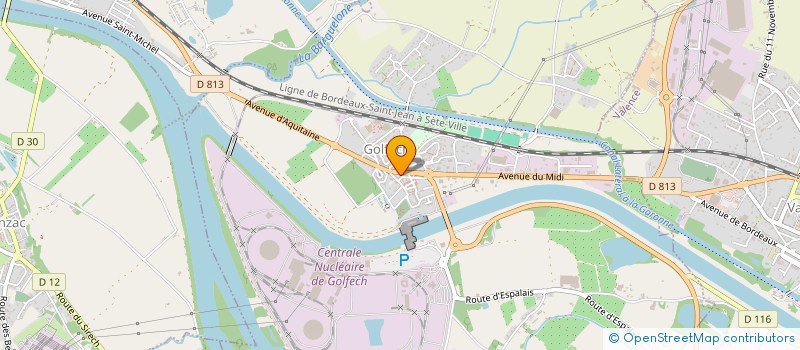 localisation de l'entreprise LE MIKADO  GOLFECH