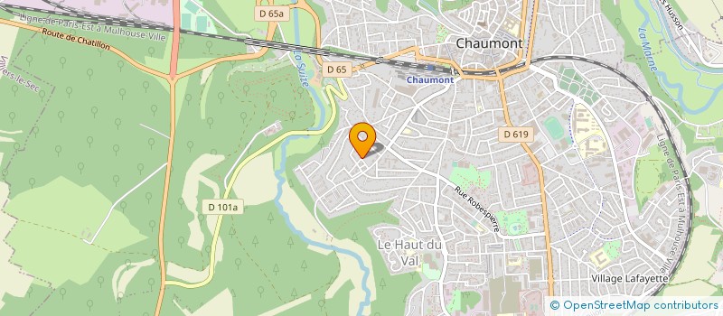 localisation de l'entreprise LE MIKADOTROCHUS à CHAUMONT