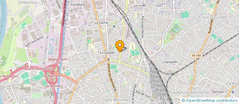localisation de l'entreprise LE MILANO à TOULOUSE