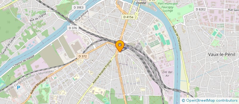 localisation de l'entreprise LE MILANO PIZZAS à MELUN