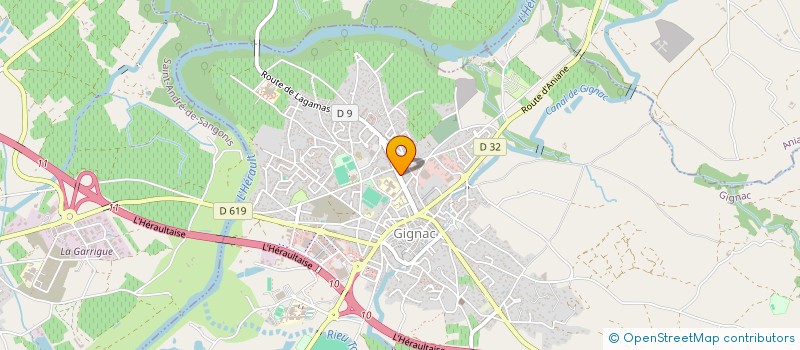 localisation de l'entreprise LE MILLE LIEUX  GIGNAC