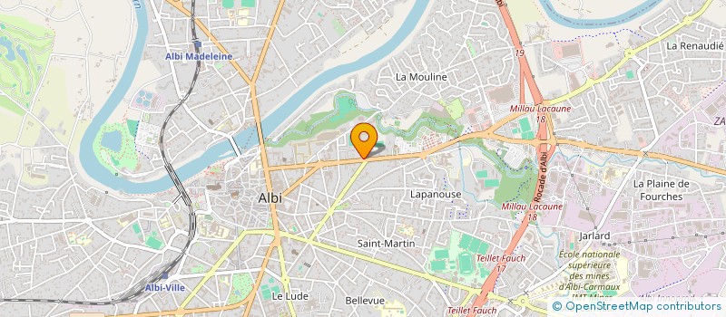 localisation de l'entreprise LE MILLE PATTES  ALBI