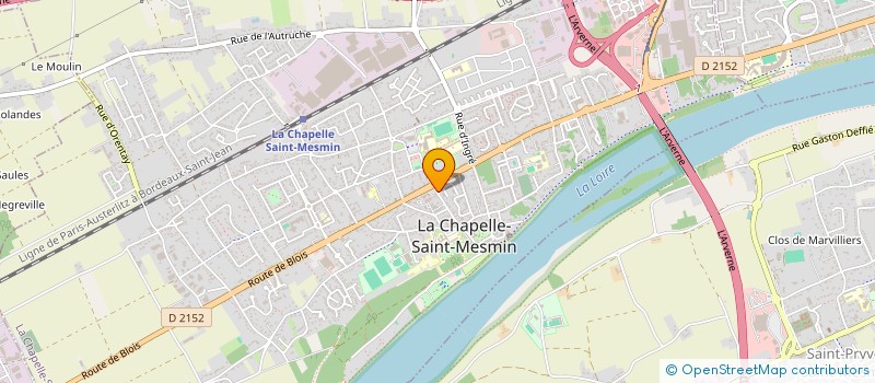 localisation de l'entreprise LE MILLE-PATTES CHAPELLOIS à LA CHAPELLE-SAINT-MESMIN