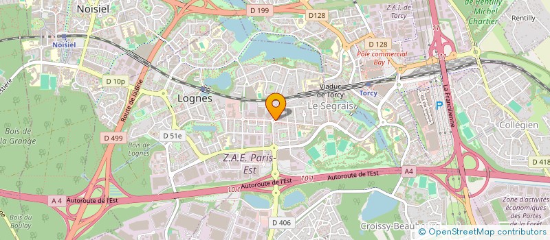 localisation de l'entreprise LE MILLE PATTES LOGNOT à LOGNES