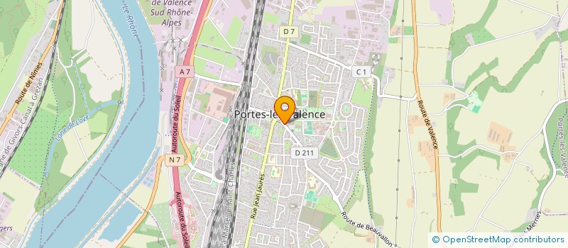 localisation de l'entreprise LE MILLENIUM  PORTES-LES-VALENCE