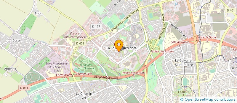 localisation de l'entreprise LE MILLENIUM à CAEN