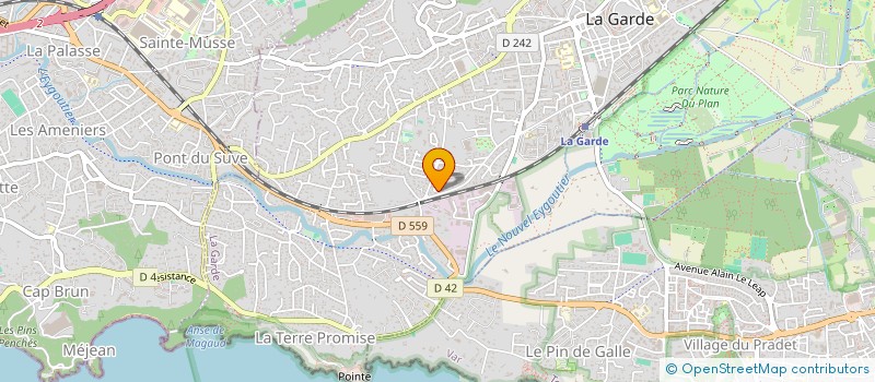 localisation de l'entreprise LE MILLIMETRE à LA GARDE
