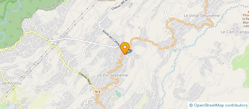 localisation de l'entreprise LE MILLIONNAIRE  LE TAMPON