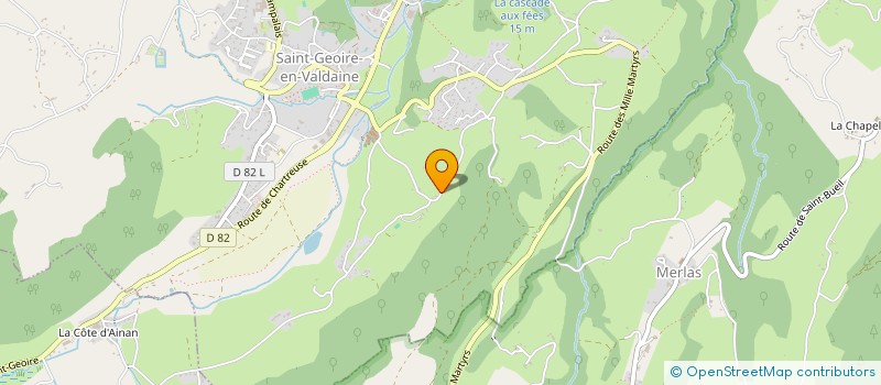 localisation de l'entreprise LE MILLORET à SAINT-GEOIRE-EN-VALDAINE