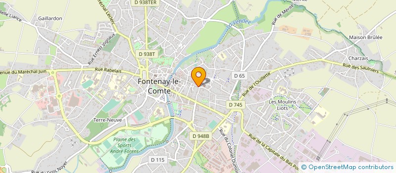 localisation de l'entreprise LE MILORD à FONTENAY-LE-COMTE