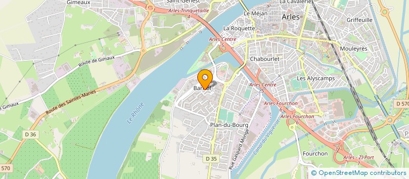 localisation de l'entreprise LE MILORD à ARLES