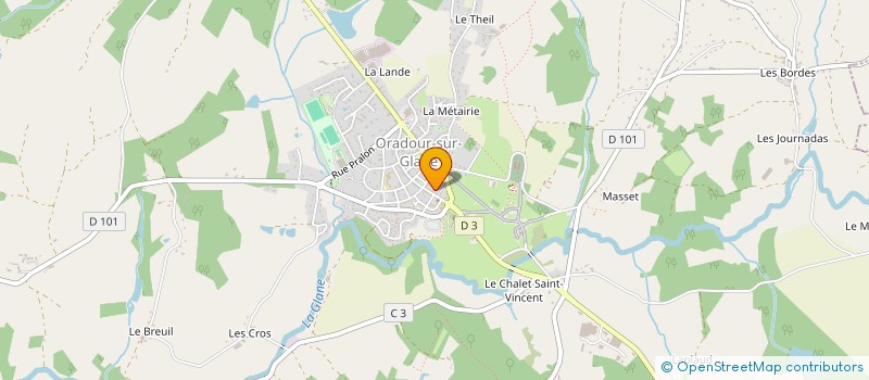 localisation de l'entreprise LE MILORD à ORADOUR-SUR-GLANE