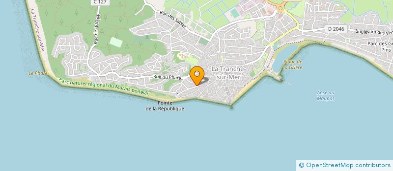 localisation de l'entreprise LE MILOUIN à LA TRANCHE-SUR-MER