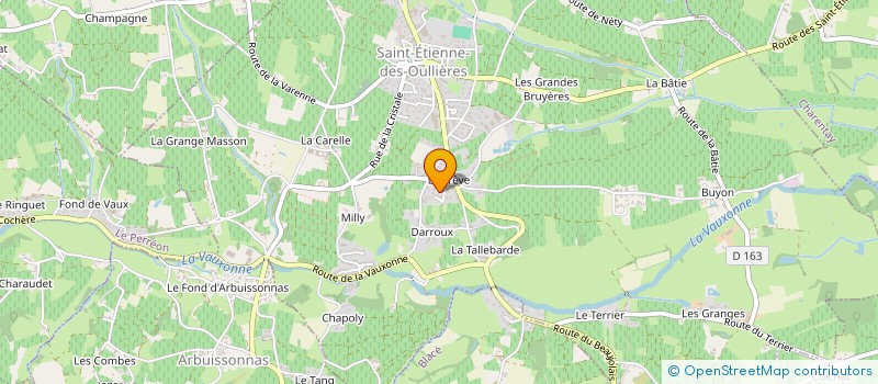 localisation de l'entreprise LE MIMBEAU  SAINT-ETIENNE-DES-OULLIERES