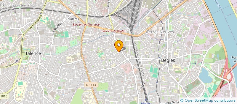 localisation de l'entreprise LE MIME A LA PAROLE à BEGLES