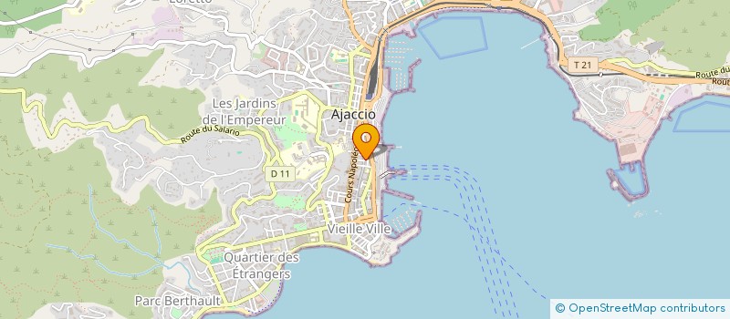 localisation de l'entreprise LE MIMO à AJACCIO