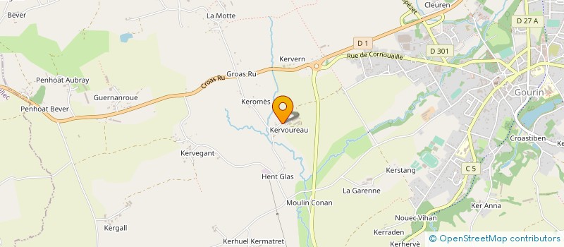 localisation de l'entreprise LE MIMOSA à GOURIN