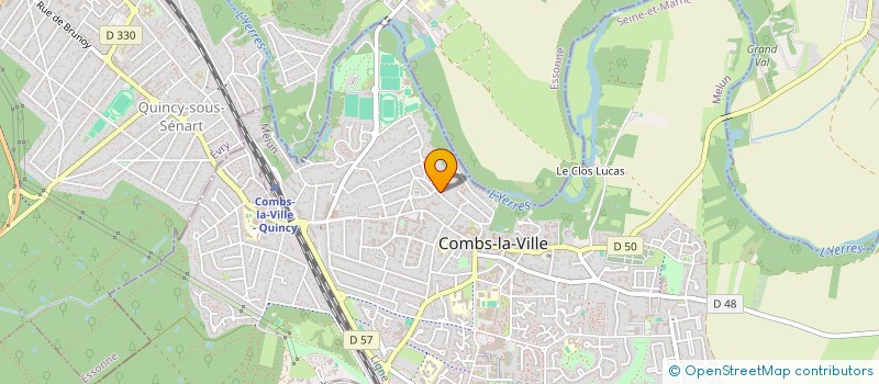 localisation de l'entreprise LE MIMOSA DES VIGNES  COMBS-LA-VILLE