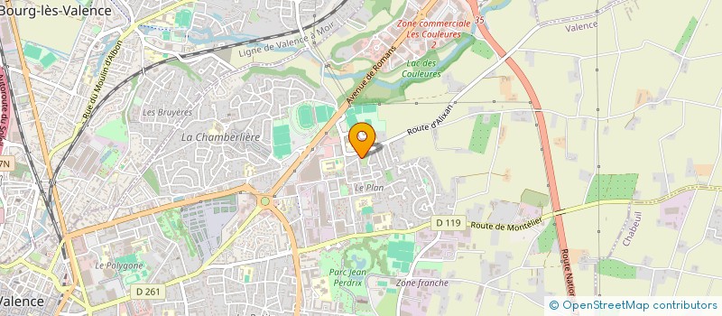 localisation de l'entreprise LE MINERVE  VALENCE