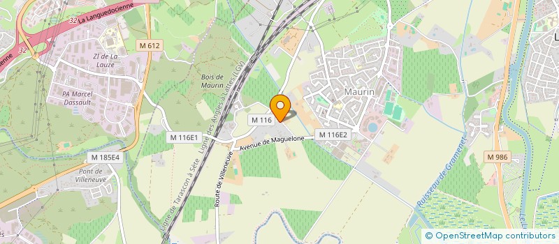 localisation de l'entreprise LE MINERVE à LATTES