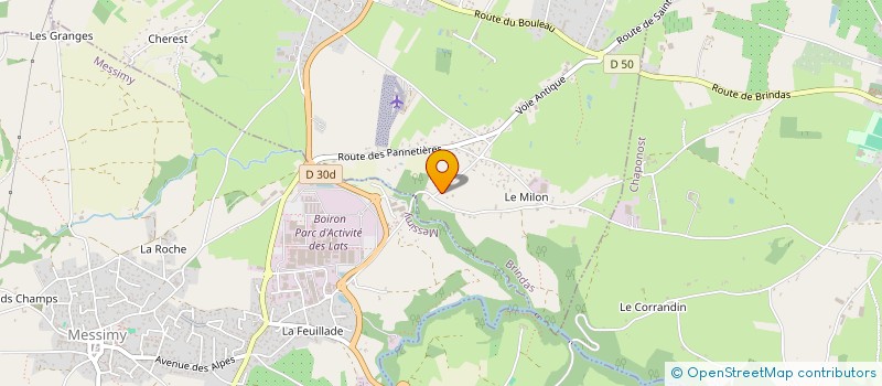 localisation de l'entreprise LE MINERVOIS  BRINDAS