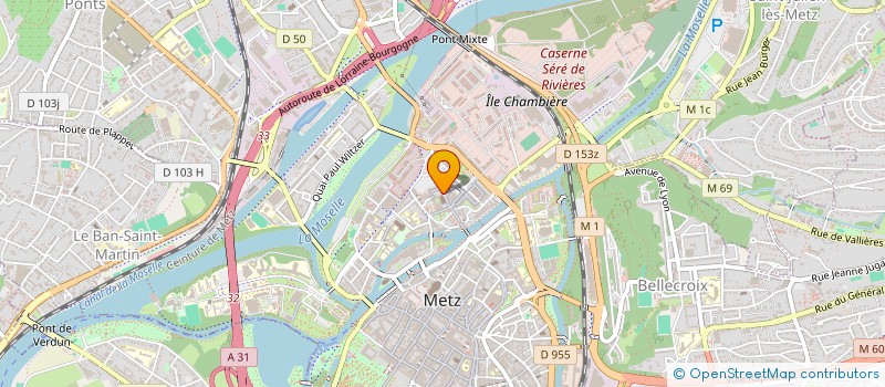 localisation de l'entreprise LE MINI MARCHE à METZ