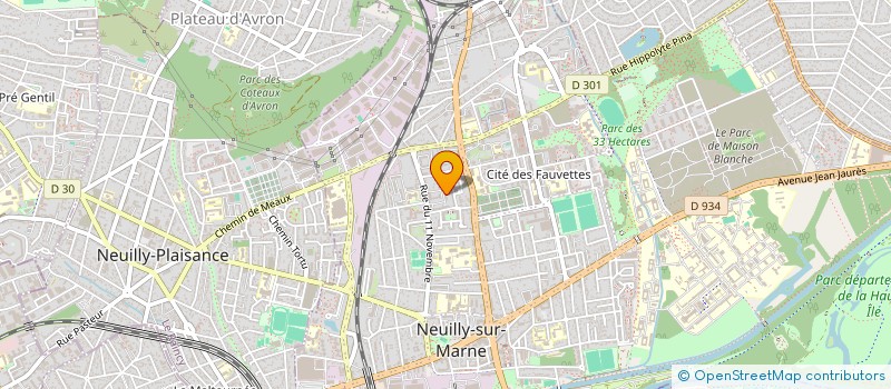 localisation de l'entreprise LE MINISTERE DE LA PAROLE DE VIE ET DU SALUT à NEUILLY-SUR-MARNE