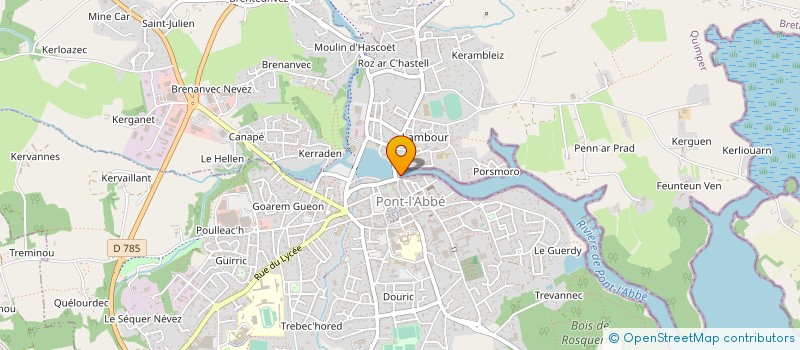 localisation de l'entreprise LE MINOR à PONT-L'ABBE