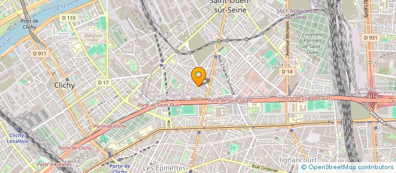 localisation de l'entreprise LE MINUIT à SAINT-OUEN-SUR-SEINE