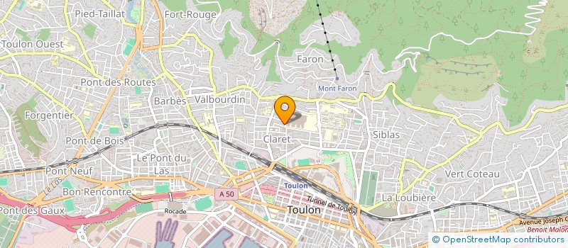 localisation de l'entreprise LE MINUIT SEPT  TOULON