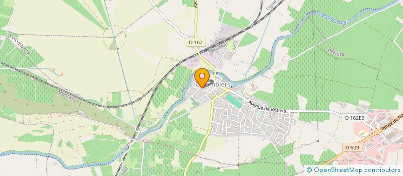 localisation de l'entreprise LE MIRABEAU à COLOMBIERS