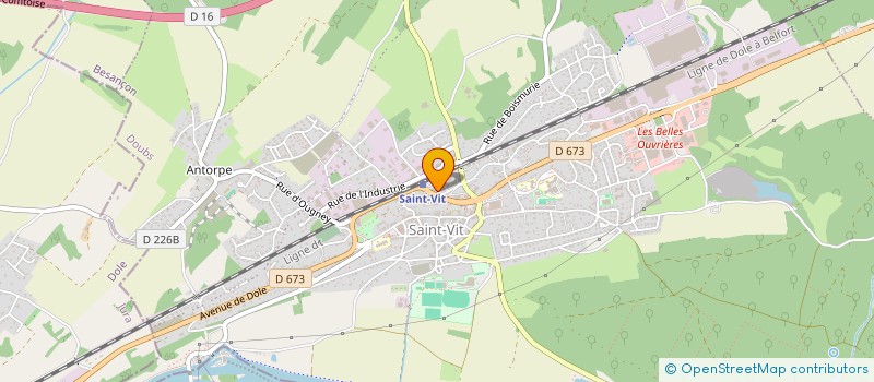 localisation de l'entreprise LE MIRABELLIER SAS à SAINT-VIT