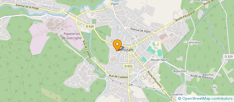 localisation de l'entreprise LE MIRADON D&D  MIMIZAN