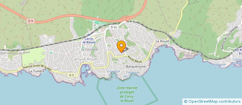 localisation de l'entreprise LE MIRADOR  CARRY-LE-ROUET