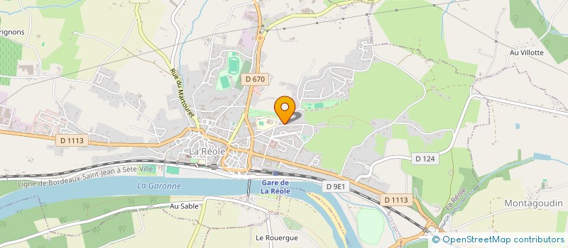 localisation de l'entreprise LE MIRAIL  LA REOLE