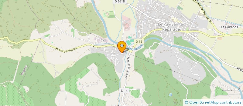 localisation de l'entreprise LE MIRAIL  LE PUY-SAINTE-REPARADE