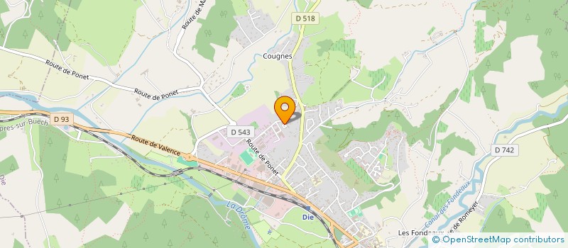 localisation de l'entreprise LE MIRAL  SOLAURE EN DIOIS