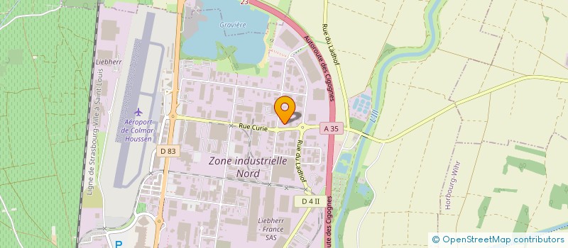 localisation de l'entreprise LE MIROIR  COLMAR