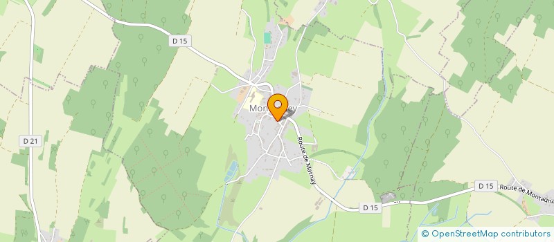 localisation de l'entreprise LE MIROIR  MONTAGNEY